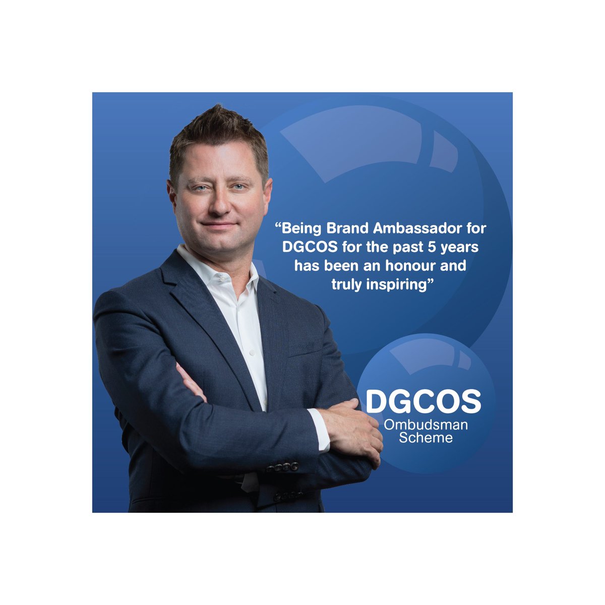 . Time really does fly! Celebrating five fantastic years with @theDGCOS! ☑️ What a fantastic five years I’ve had representing DGCOS. I am proud to support them in their mission to protect consumers.