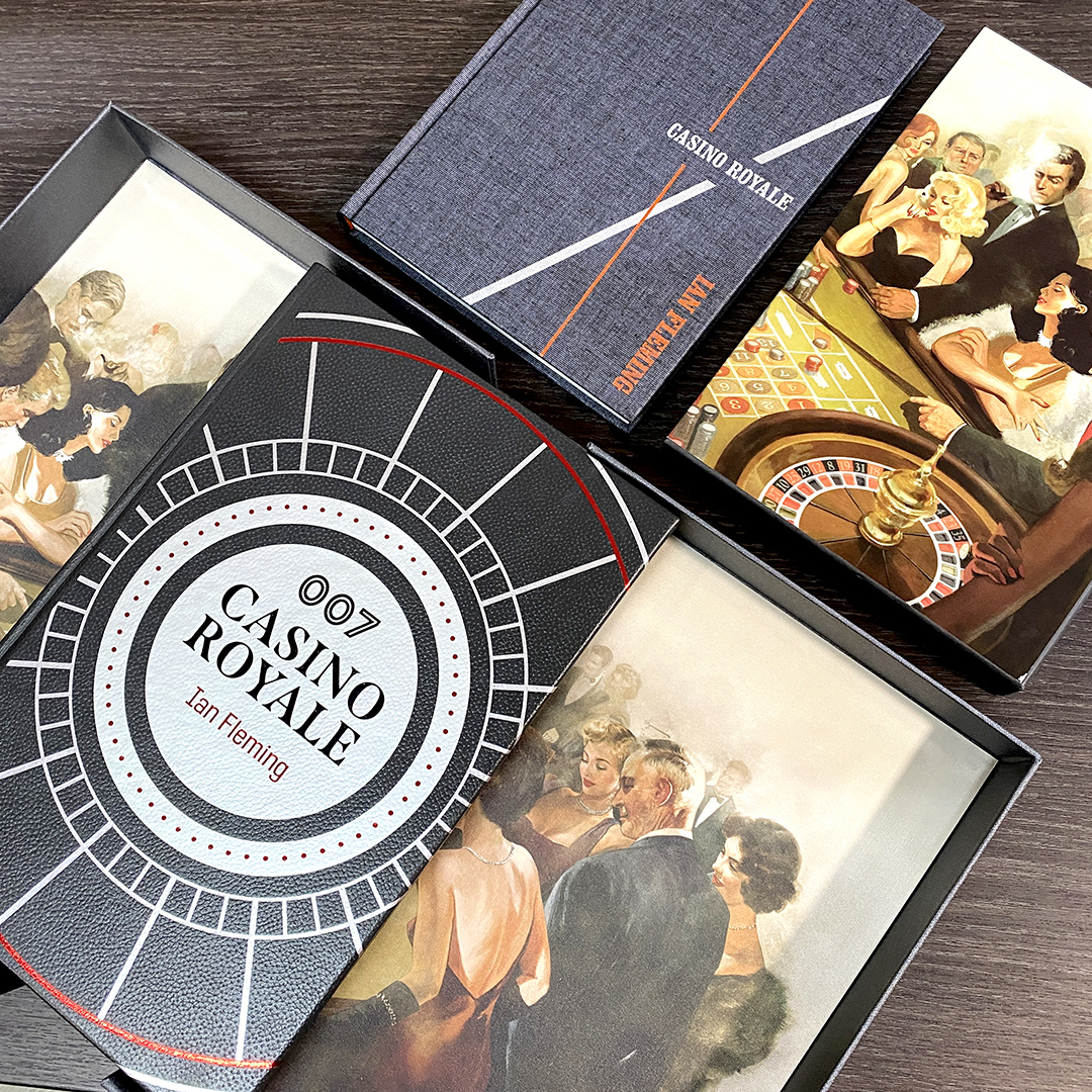 It's been 71 years since @TheIanFleming's Casino Royale was first published! Explore our Bond collection, including our ultimate collector's edition of Casino Royale limited to just 750 copies, with illustrations by Fay Dalton. foliosociety.com/bond