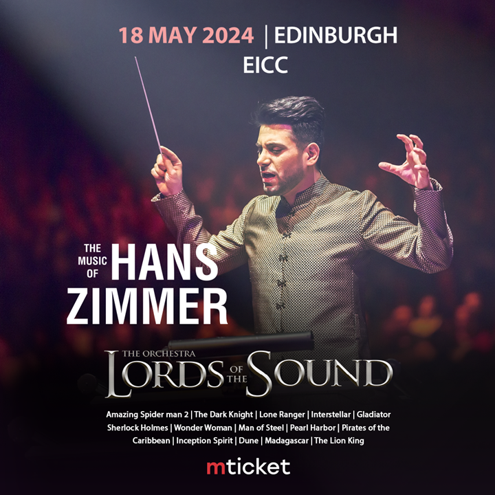 The renowned symphonic orchestra #LordsoftheSound presents the musical programme 'The Music of Hans Zimmer' at the EICC on 18 May 2024. Get your tickets here eicc.co.uk/whats-on/ukrai…