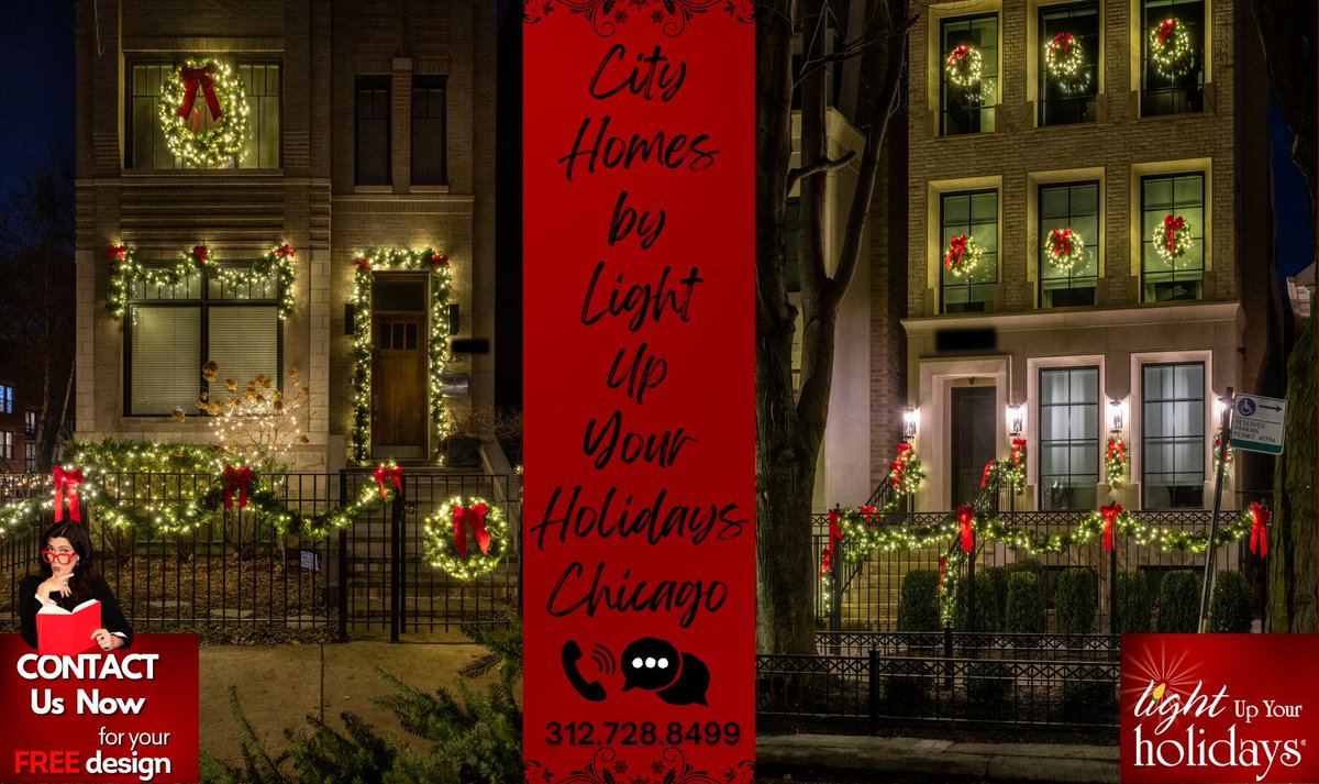 Take a look at two of our 2023 city home holiday lighting designs! Curious to see what our designers have in mind for your home? Give us a call or send us a message to schedule your complimentary design session! Book this month for extra savings! #chicago #holidaylighting #Spring