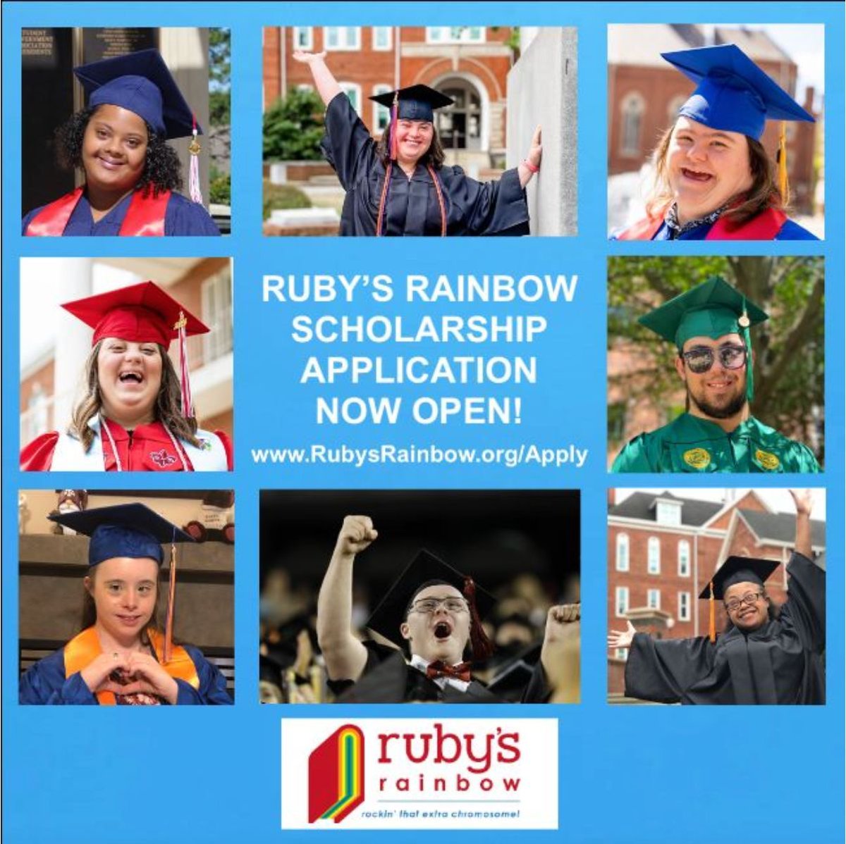 thinkcollegeICI's tweet photo. Last call for applications for @Rubysrainboworg scholarship! The due date is Monday, April 15! https://t.co/OnQQlctH6Y #RubysRainbow #ThinkCollege #InclusiveHigherEd #ChangingExpectations #IncreasingOpportunities https://t.co/VFFGioHg5H