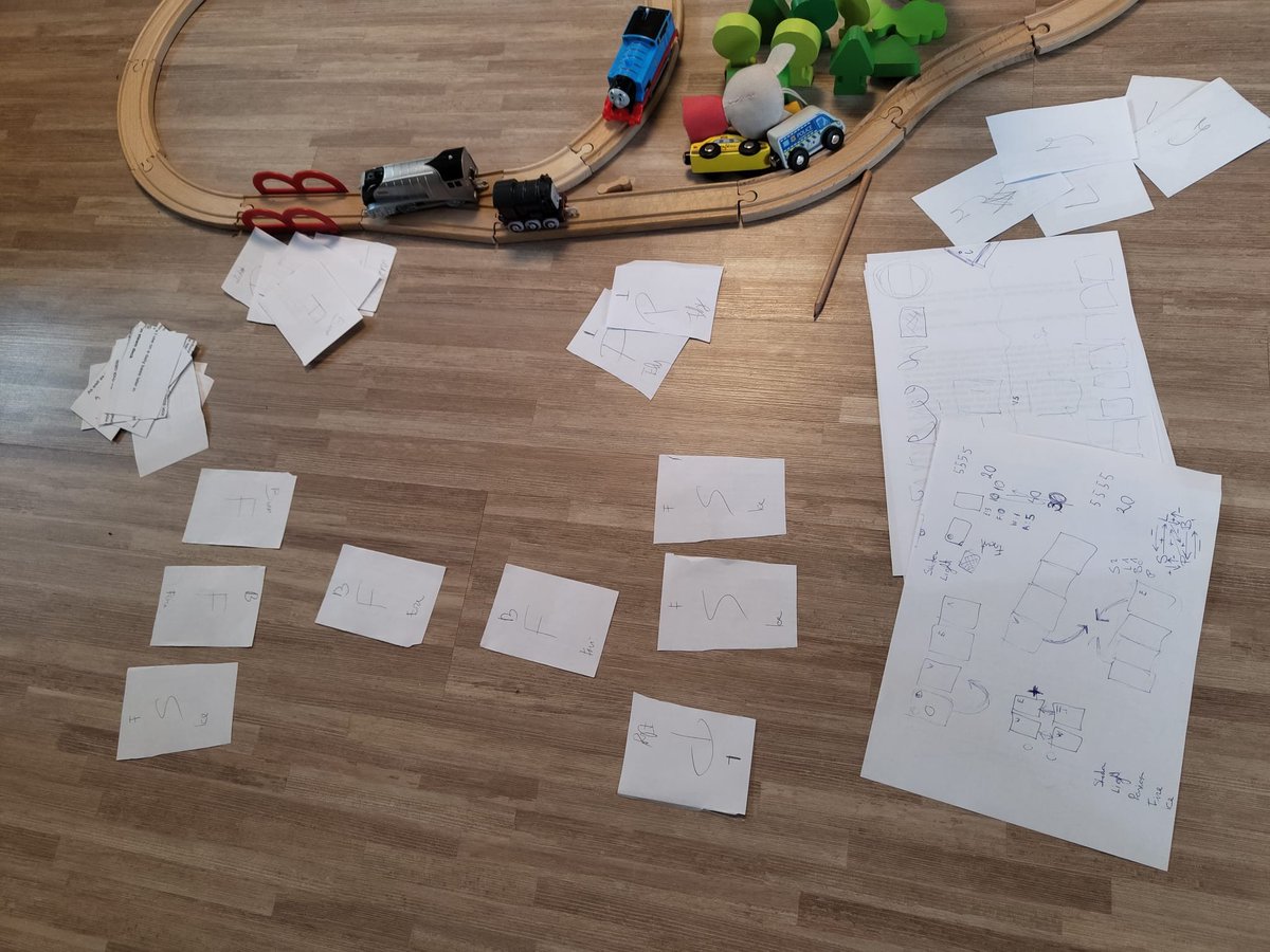 First Physical Prototype for a #GameJam 🃏

We are making rock paper scissors type card game in #GODOT 

This is my 8th #ludumdare in a row

#ldjam #gamedev #indiedev #ldjam