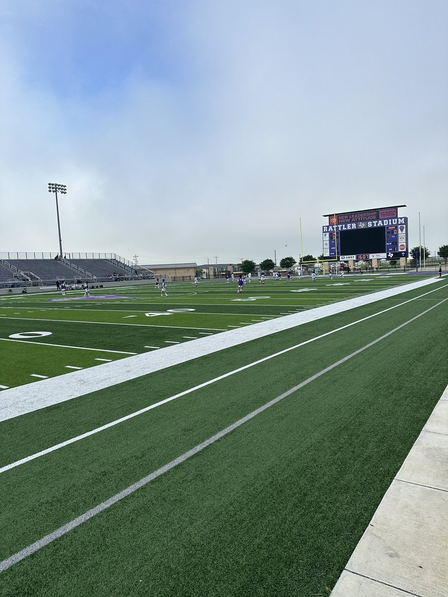 Saturday morning spent watching our <a href="/GoodnightSMCISD/">Goodnight Middle School</a> students be leaders on the field! #SanMarcosCISD