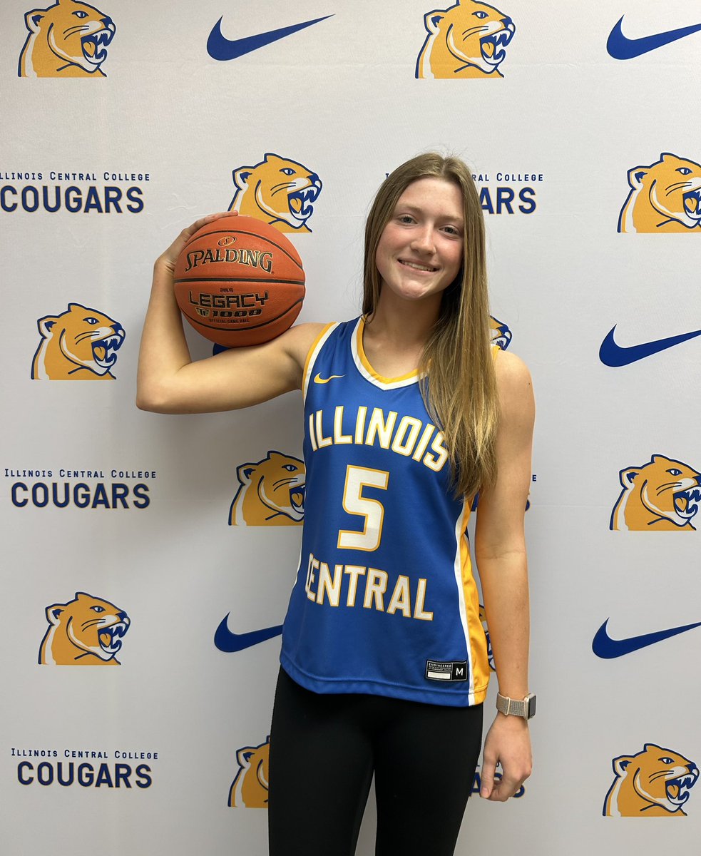 Thank you Coach Redeker for a great visit! Grateful to receive an offer to play at ICC💙💛 @KarrieRedeker @ICC_CougarsWBB