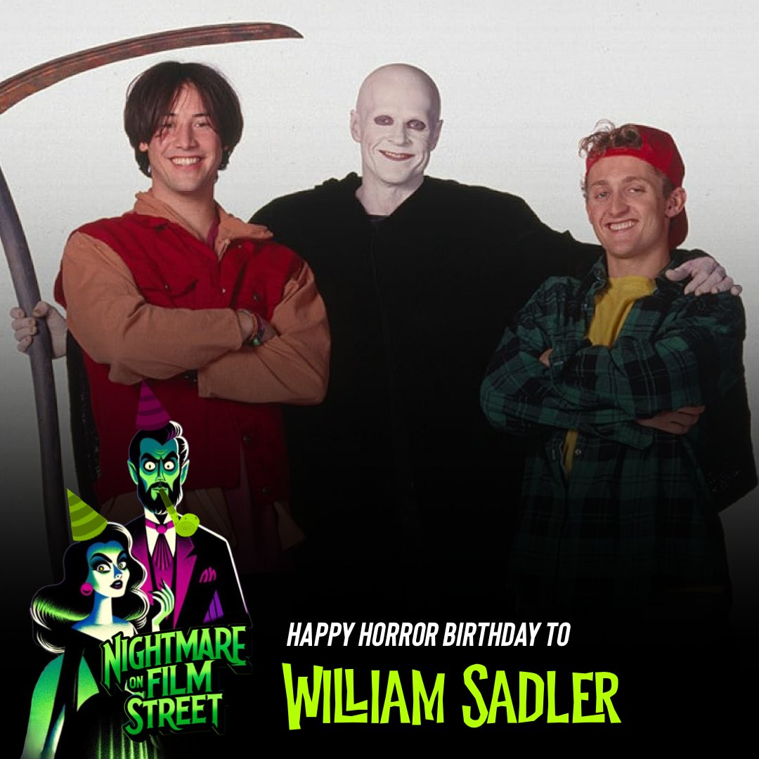 Happy Birthday to WILLIAM SADLER, who's left us shaken with his roles in THE MIST, THE SHAWSHANK REDEMPTION, and BILL & TED'S BOGUS JOURNEY, #bornonthisday in 1950! 🎂