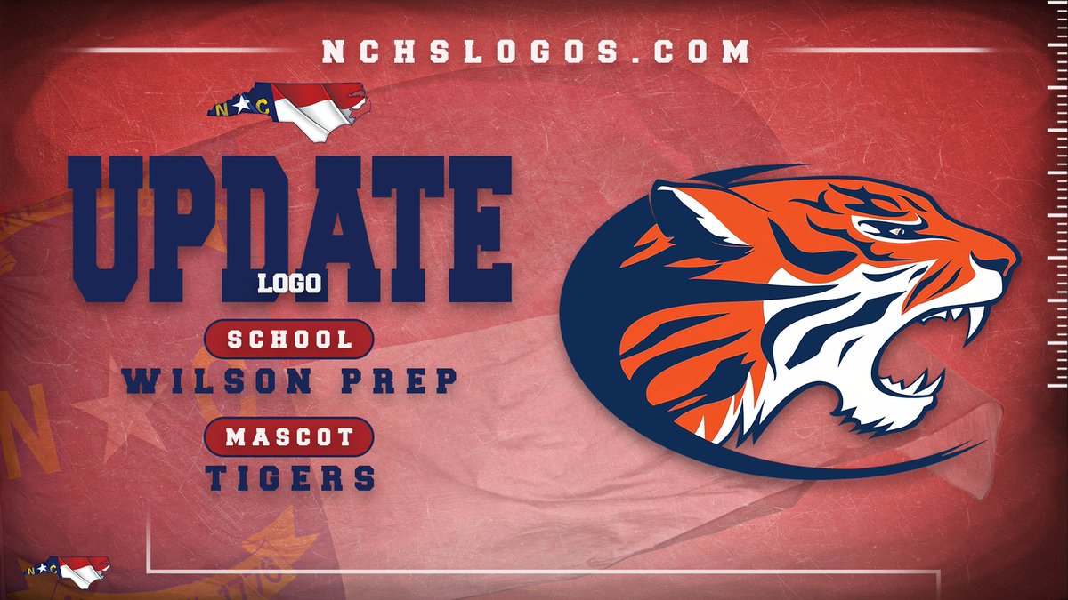 Today's #WeekendUpdate takes us to Wilson County to➕ the Wilson Prep Tigers to our #NCHSLogos database 🟦🟧🐅 @WilsonPrepHoops @wilsonprep1 nchslogos.com/wilsonprep_tig… #nchsfb #nchshoops