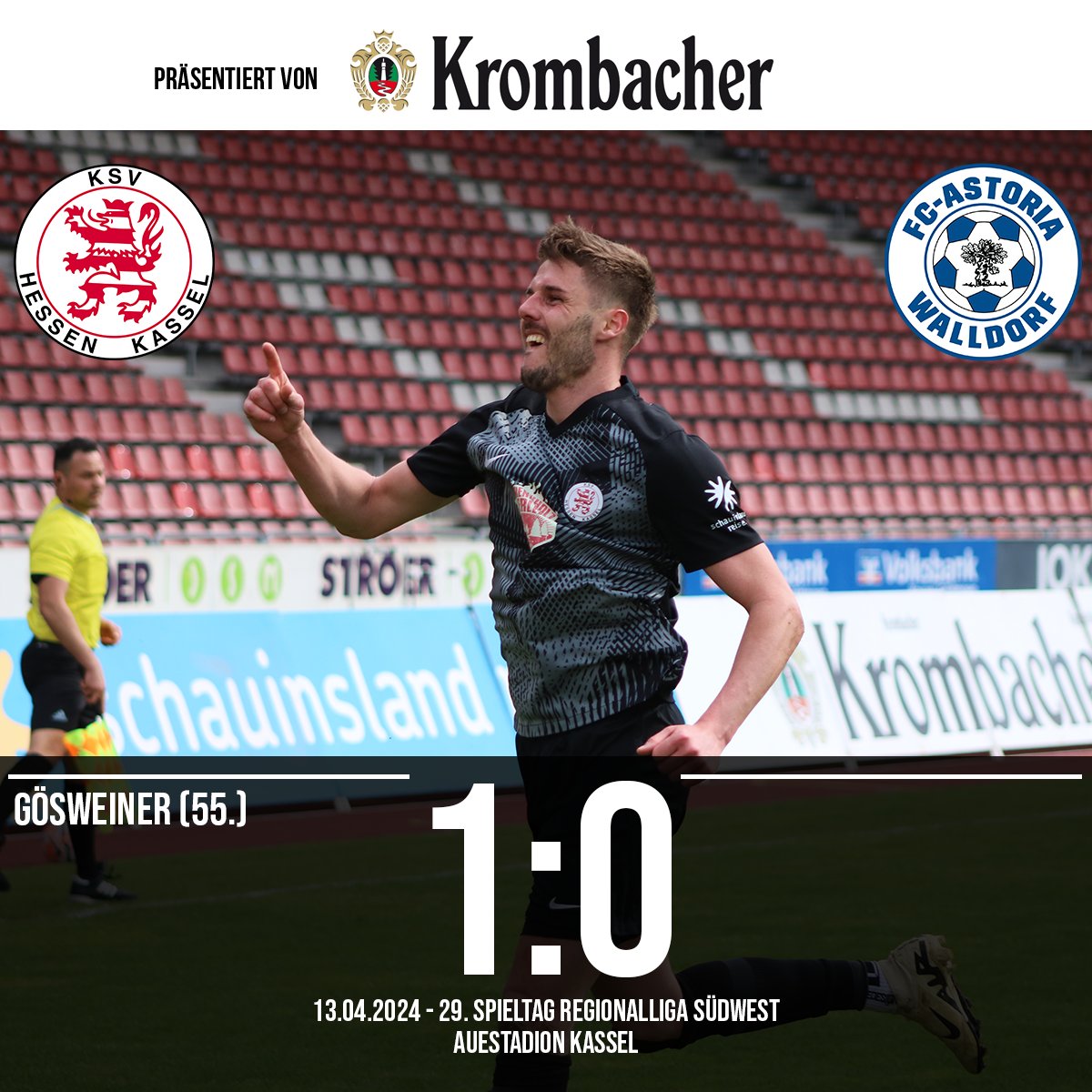 HEIMSIEG! Der KSV schlägt den direkten Konkurrenten Astoria Walldorf trotz über 30 Minuten in Unterzahl und fährt unfassbar wichtige Punkte ein 🦁💪 #ksvhessen #kassel #ksvhessenkassel #löwen #ksvfca #regionalligasüdwest