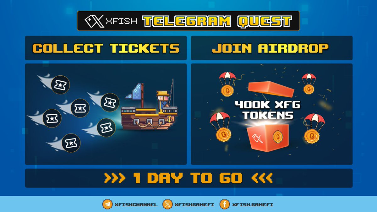 XfishGameFi's tweet photo. TOP 10 TICKET RANKINGS

🔥 Check the Ranking to see where you stand in the Round 2 Telegram Quest!

Don't miss out!
⏰ Quest Finish: 2 pm UTC 14/04/2024.
🪂 Airdrop Distribution: 400K XFG tokens

Buy Xfish (Arbitrum)
https://t.co/iLVTt7iIfq

#XFish #Quest https://t.co/Y0fWjMaT00