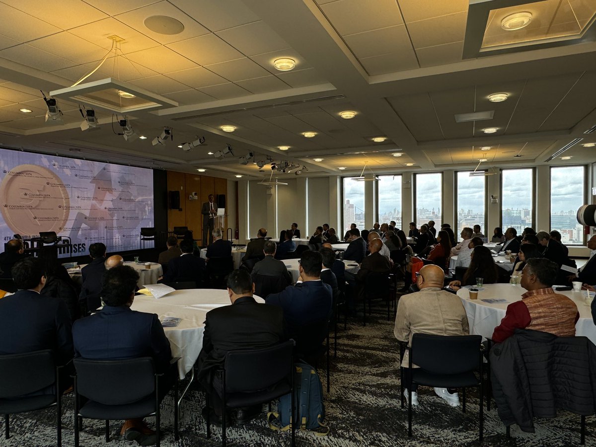 @ColumbiaSIPA has a full house for India Rises! Join us live here - youtube.com/live/ttF4v6lvc…