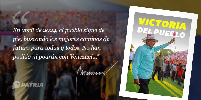 #ÚLTIMAHORA || Continúa la entrega del Bono Victoria del Pueblo enviado por nuestro Pdte.@NicolasMaduro a través del Sistema del @CarnetDLaPatria. 📌 Tendrá lugar entre los días #12Abr al #20Abr de 2024. @FidelVsquezPSUV @NicolasMaduro @dcabellor #13abr #Todo11TieneSu13