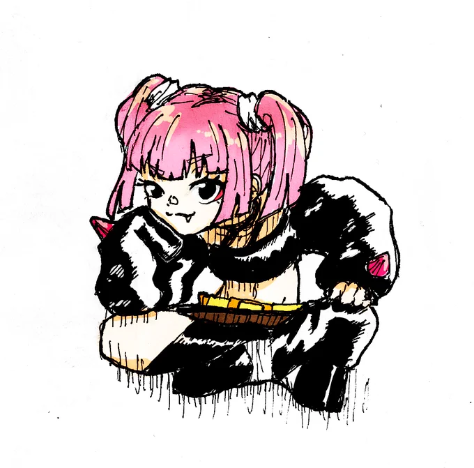 アニポケのサンゴ。TLに流れてきた「サンドウィッチちゃんです!」で好きになった。 #アニポケ #絵描きさんと繫がりたい 