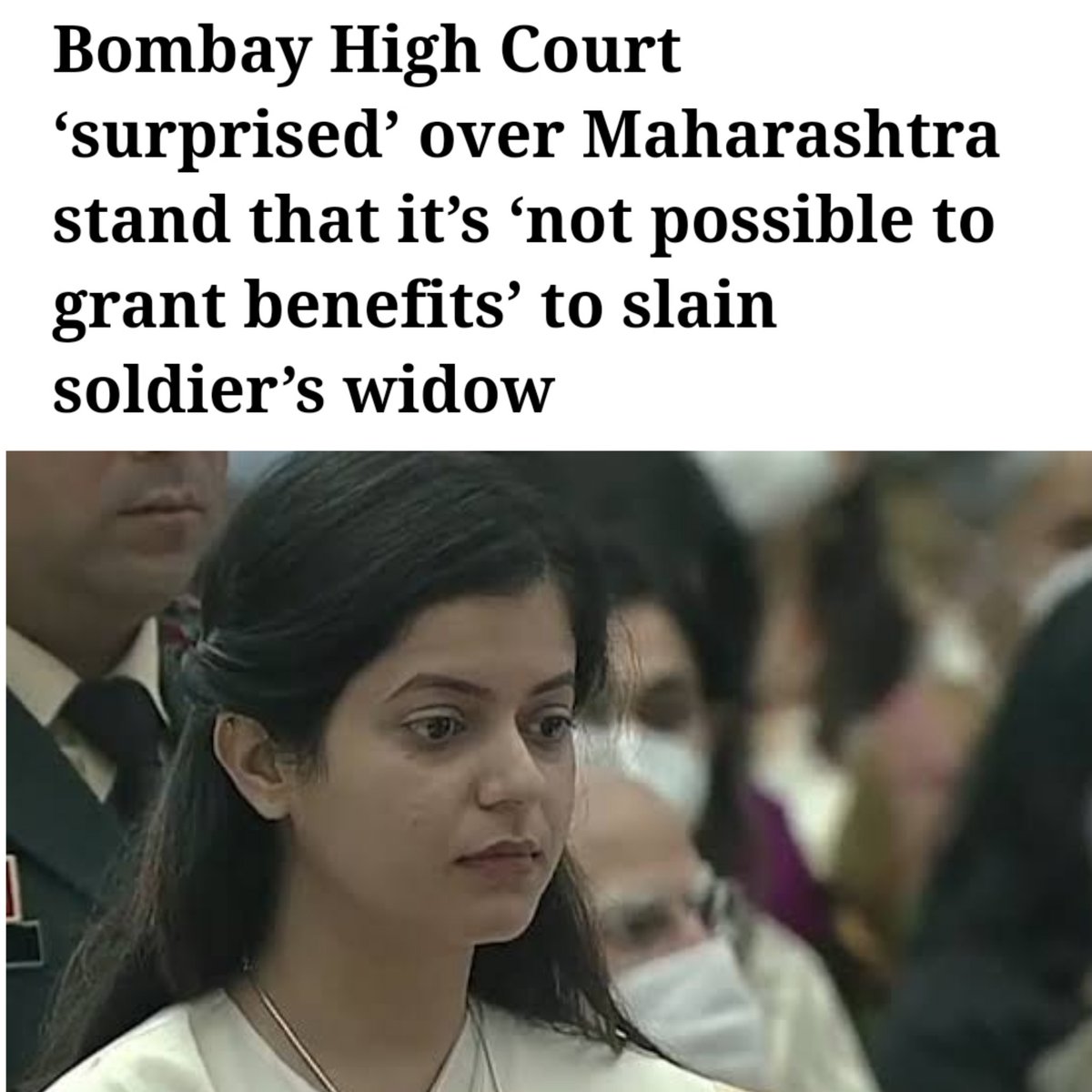 MH gov said it could not decide on the matter as a special case under prevailing circumstances. 🤔 Whn a politician get benefit for no spcial duty thn why MH gov couldn't decide it #Maharastra #soldier