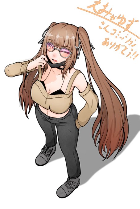 スケブでくろりんさん(@vkurorinn )にえみゃちゃんを、おまかせ!でご依頼させていただきました!!!!!!!
わたしのみてみておすすめポイントはカラーレンズ眼鏡とお口と良い顔でしてよ～!
リクエストを受けていただきありがとうございます!!!! 