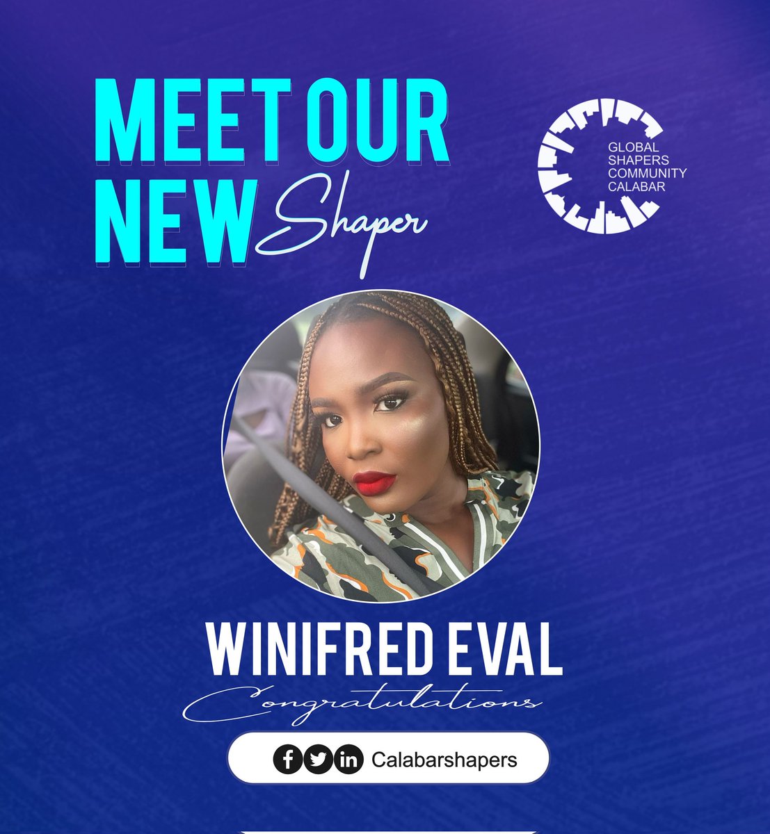 Congratulations to the New Global Shapers, Calabar Hub!🥳🥳🥳💙💙💙