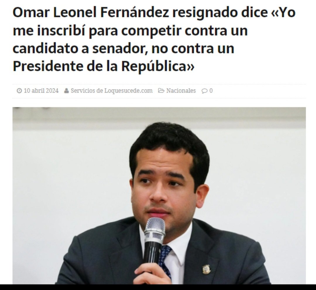 AndralisPia's tweet photo. A partir de agosto @OmarLFernandez sabrá lo que es la oposición. https://t.co/nSsiIu0cU1