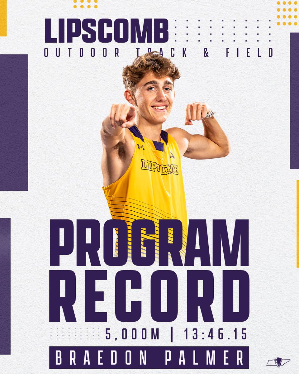 ‼️ 𝐏𝐑𝐎𝐆𝐑𝐀𝐌 𝐑𝐄𝐂𝐎𝐑𝐃 𝐀𝐋𝐄𝐑𝐓 ‼️ With a 13:46.15, Braedon eclipsed the previous outdoor program record for the men's 5,000m (which he set two weeks ago) and he currently stands 2️⃣nd in the ASUN and 2️⃣2️⃣nd in the nation 👀 #IntoTheStorm ⛈️ | #HornsUp 🤘
