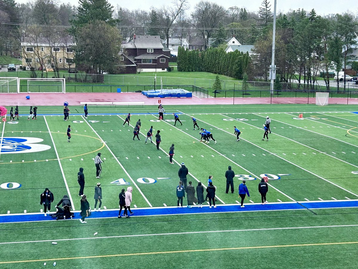 Here at VanDetta Stadium as our Lady Devils Flag Football Team takes on Northeast College Prep! What a day for football! <a href="/BataviaCSD/">Batavia City School District</a> <a href="/BCSD_BlueDevils/">BCSD_BlueDevils</a>