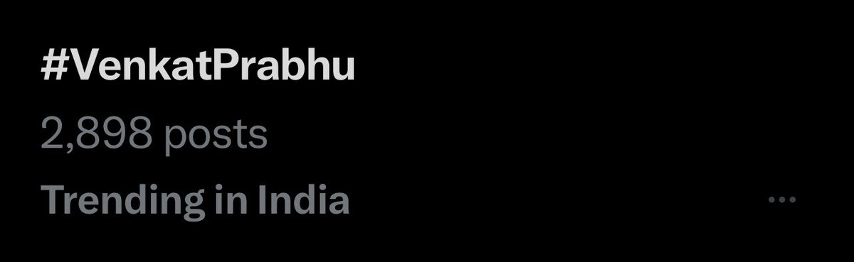 @vp_offl always nice to see a director hashtag trending 😊😊 #GoatFirstSingle