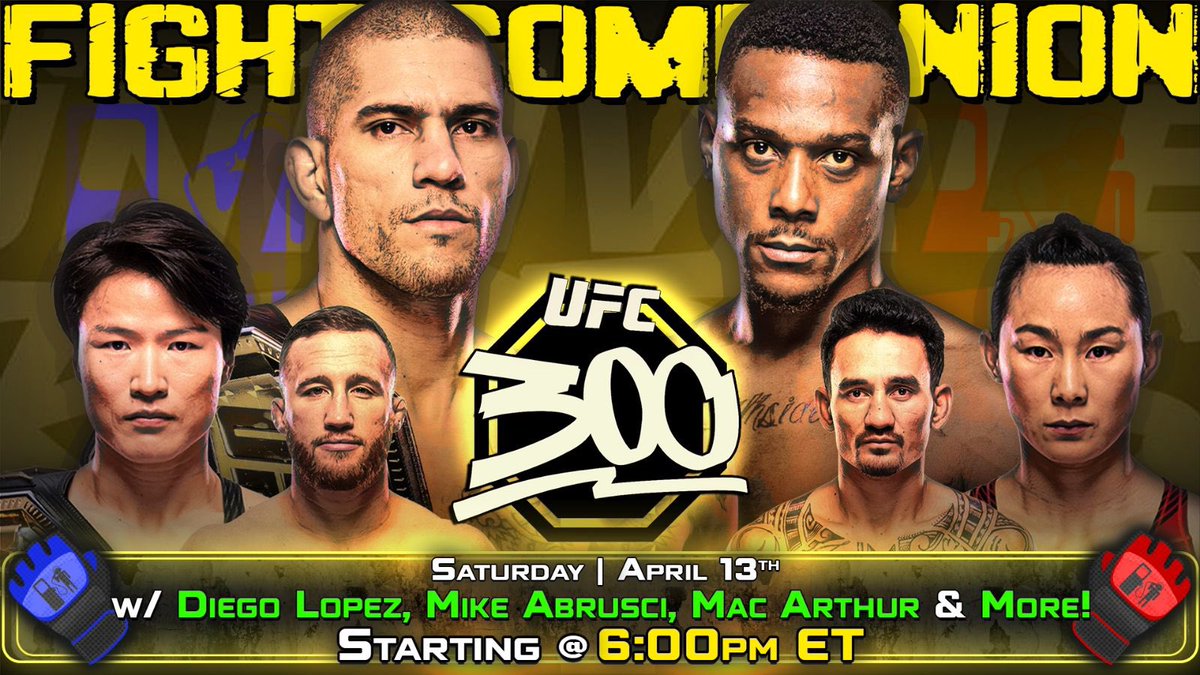 thisdiegolopez's tweet photo. I’m doing a live stream watch along of the main card of UFC 300 for @gasdigital tonight w/ @mikeabrusci and @DoctorMacArthur! https://t.co/hK4rVbOaYA