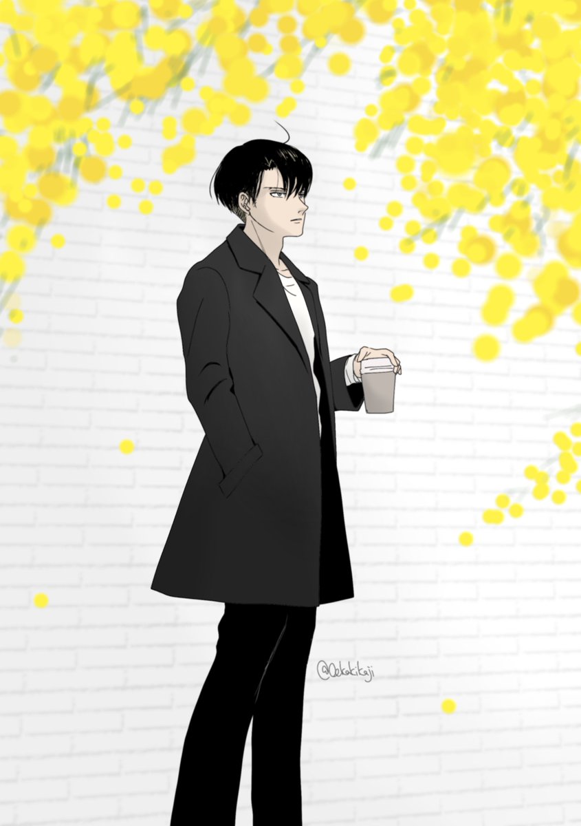 #levi1drawing 4/13 1h10min 【黄色/ Yellow】