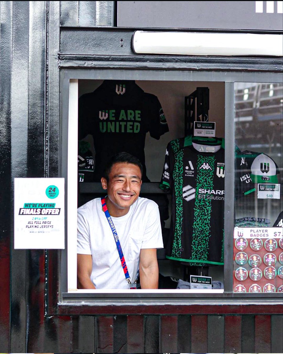 How wholesome 🥹 Suspension meant Tomoki Imai couldn’t play for @wufcofficial yesterday, so he worked at their merch shop instead 💚🛍️ You just can’t help but love this guy! 📸: Western United