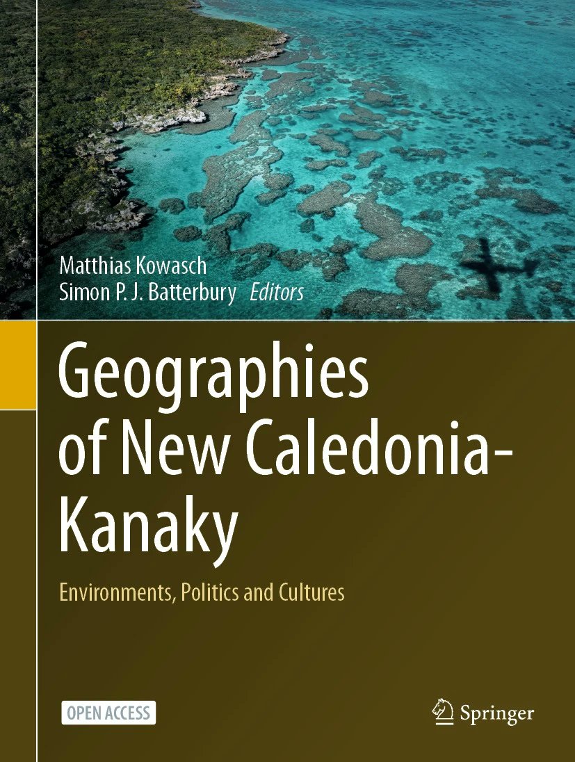 Some folks may be interested in this newly published book 'Geographies of New Caledonia-Kanaky: Environments, Politics and Cultures' edited by Matthias Kowasch and Simon P. J. Batterbury and made open access. Downloadable here: link.springer.com/book/10.1007/9…