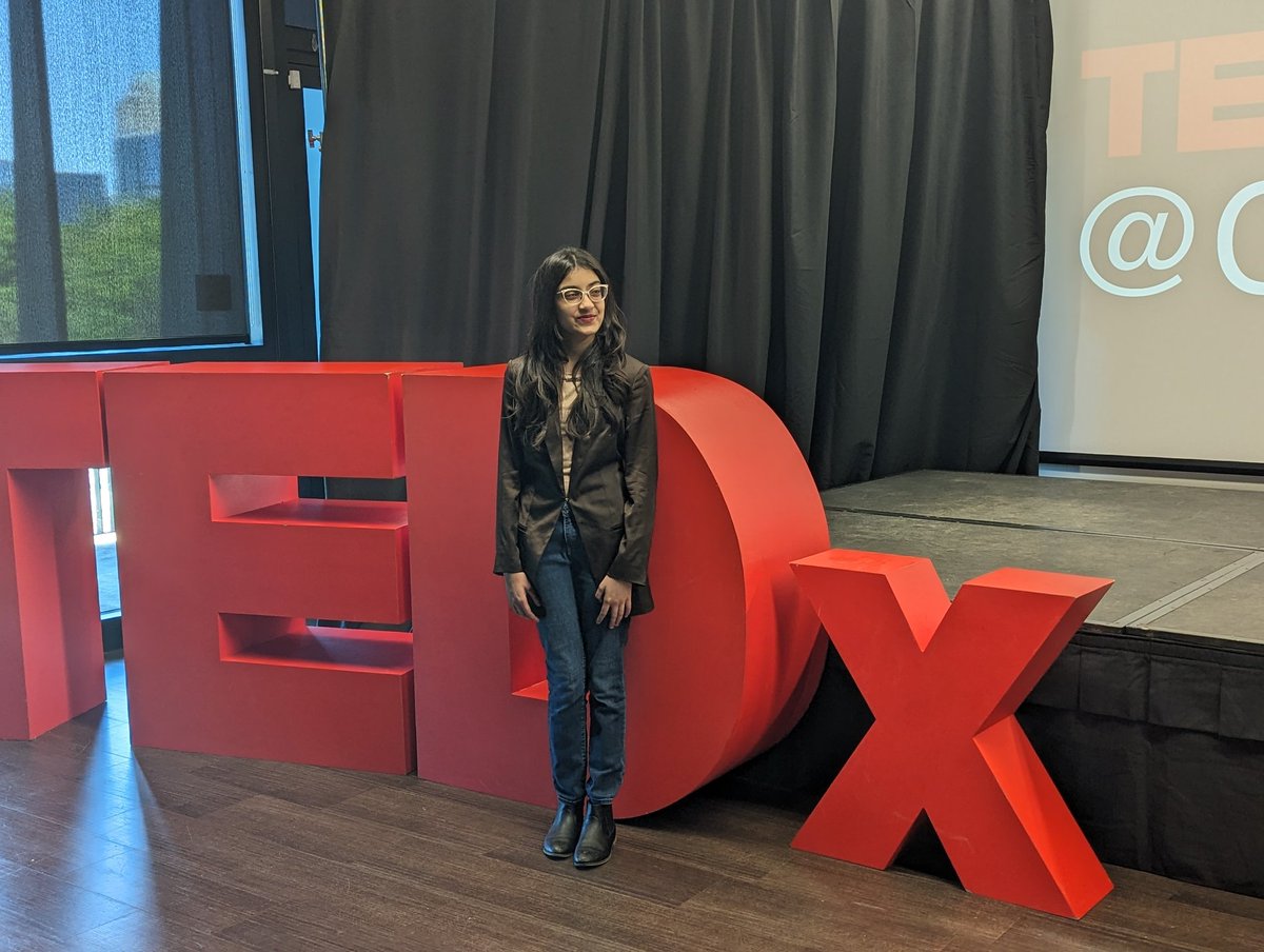 A great day for @oberlinmiddle 6th grade Trailblazers. Aditi is giving a talk at @TEDx youth talk! She is a true Trailblazer! #OberlinACTStogether