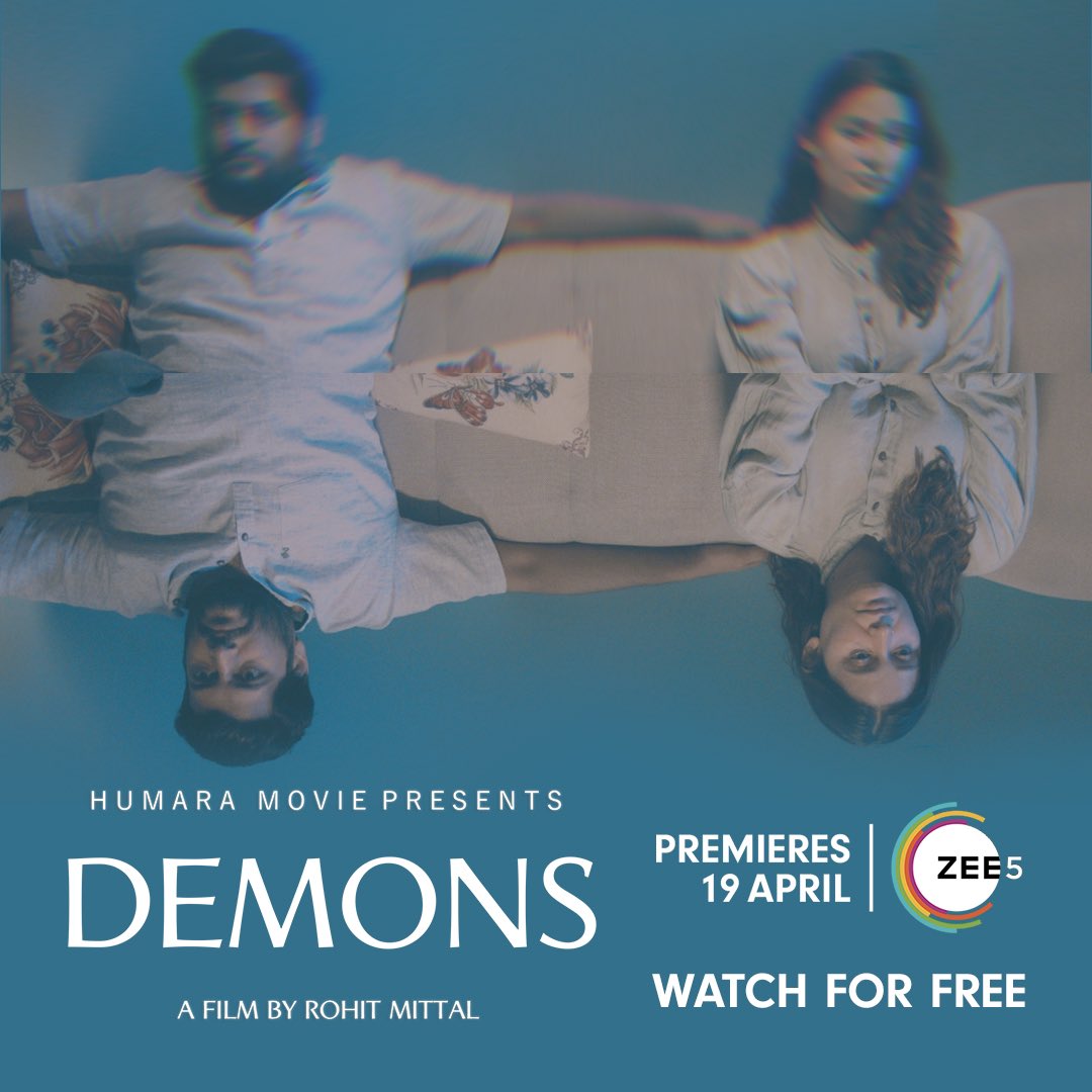 Follows the crumbling marriage of Megha & Vinay. Accusations fly and perceptions distort. The only thing certain is that there is no redemption #Demons by @rohitmittal2607, ft. @vinaysharmma @swatisemwal @sanjaybishnoi07 & @SinghTejasvi2, premieres April 19 on @ZEE5India.