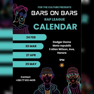 NobleStylz's tweet photo. OFFICIAL...

@MalcomMufunde will be outside on the 27th of April for a Special performance at #BarsOnBars. 

@MotoRepublik will host this elusive Wordsmith, it's about time.  Shout out to the taskforce that manhandled him 😆 #ForTheCulture https://t.co/Z8GEpj9XZm
