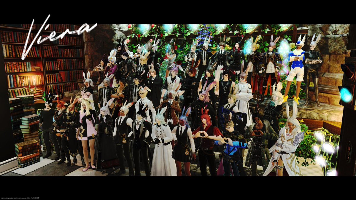 素敵すぎる空間にいる.ᐟ.ᐟ.ᐟ.ᐟ
 #コンソラ_Viera #眼鏡とうさぎ #ヴィエラ