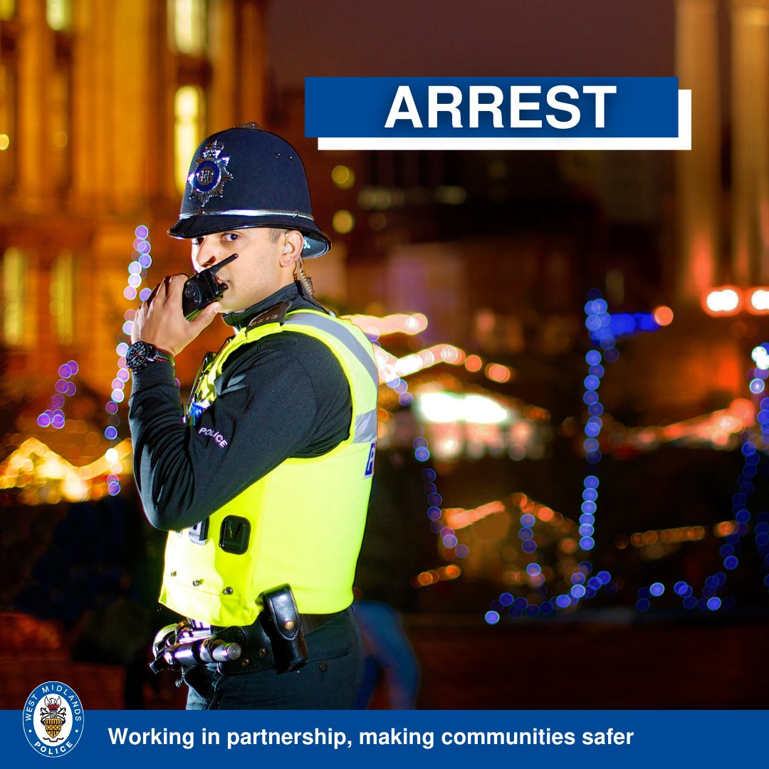 #OpElevate | One of our eagle eyed neighbourhood officers witnessed a drug deal yesterday evening.

He followed the offending vehicle and was supported by @GuardianWMP where a stop search was conducted.

The suspect was arrested for possession with intent to supply drugs.