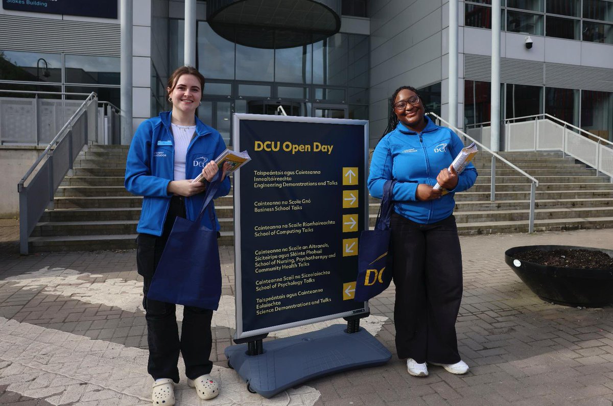 TeamDCU's tweet photo. What a sunny Saturday at our DCU Spring Open Day ☀️ With our fascinating Taster Lectures and talented Graduate Panels, we hope you enjoyed it as much as we did! For more info, head to https://t.co/sjXFBw8Wtl 🤩 https://t.co/E5m4ro18iB