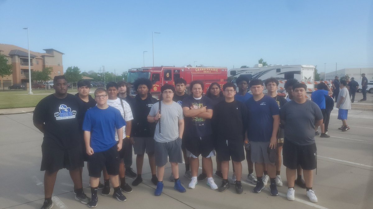 Fire truck pull this morning for Special Olympics!