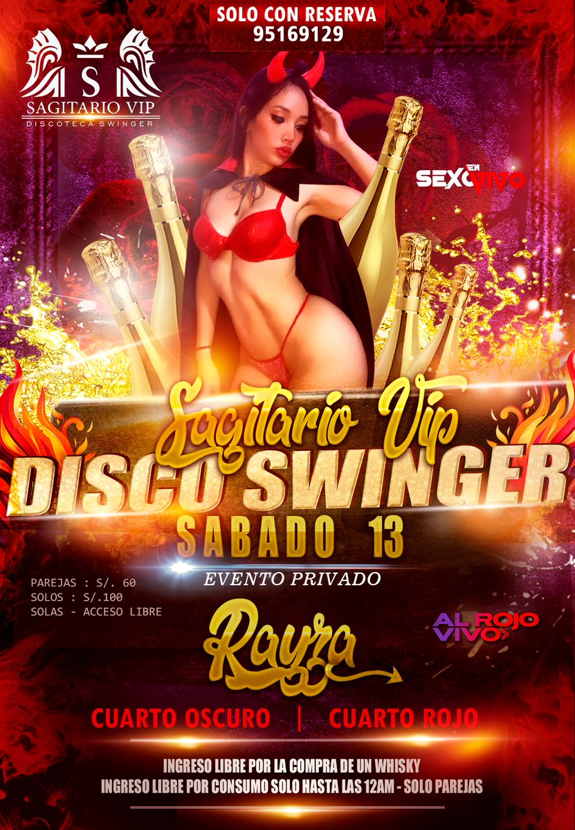 SAGITARIOVIPSW's tweet photo. No te pierdas sábado 13! El show y sexo en vivo de Rayza! https://t.co/0FAqryNtzX