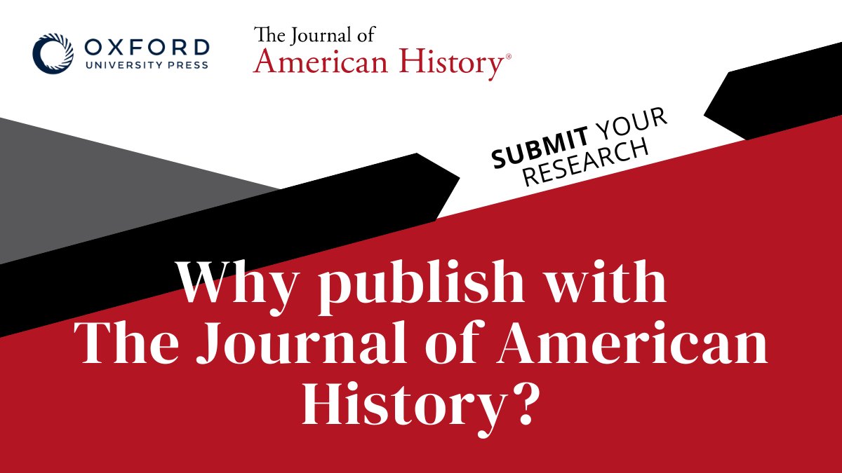 Explore the benefits of publishing with @thejamhistory, the journal of record in the field of American history and the major resource for the study, investigation, and teaching of American heritage. Learn more: oxford.ly/4cCM0Wt @The_OAH