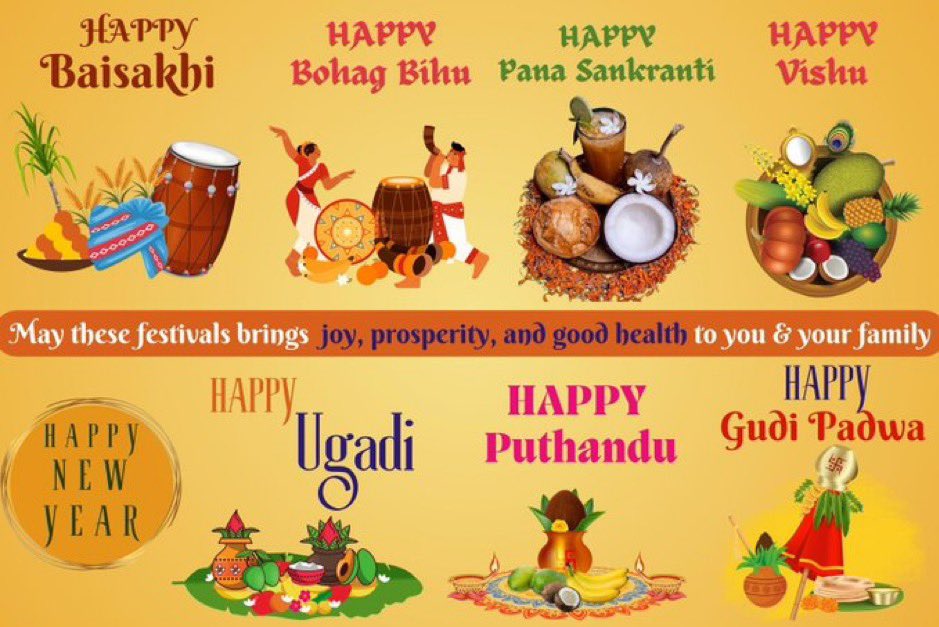@HCI_Ottawa wishes everyone Happy Baisakhi, Bohag Bihu, Maha Bishuba Pana Sankranti and Odia New Year, Tamil Puthandu & Vishu. May these vibrant festivals bring joy and prosperity to all. @IndianDiplomacy
