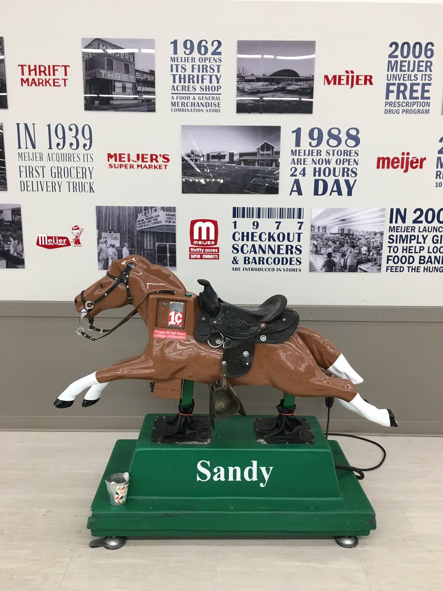 People talk about Costco hotdog being inflation proof, but Meijer’s still has a mechanical horse that costs $.01/ride