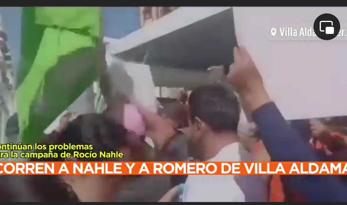 Nuevamente le gritan “fuera, fuera! a la Nahle… ahora en Villa Aldama, Veracruz.