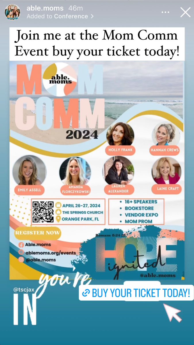 LainewithSteve's tweet photo. Excited to be a part of Mom Comm 2024! Please join us! https://t.co/6FZYsqYYIk