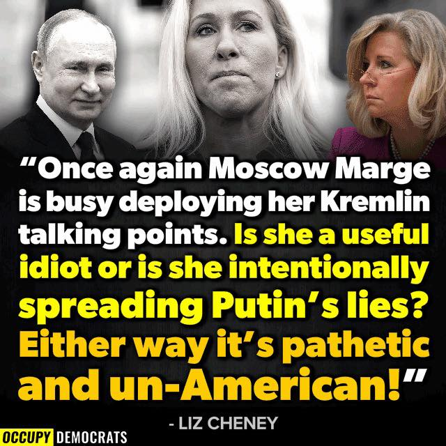 We should get #MoscowMarge trending.