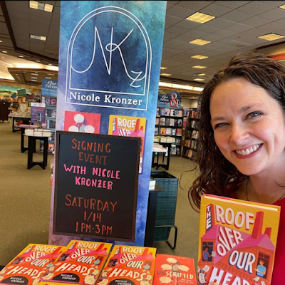 Interview with Nicole Kronzer, author of The Roof Over Our Heads (YA): yaoutsidethelines.blogspot.com/2024/04/an-int… #yabooks #yaauthors #authorsoftwitter #writingcommunity