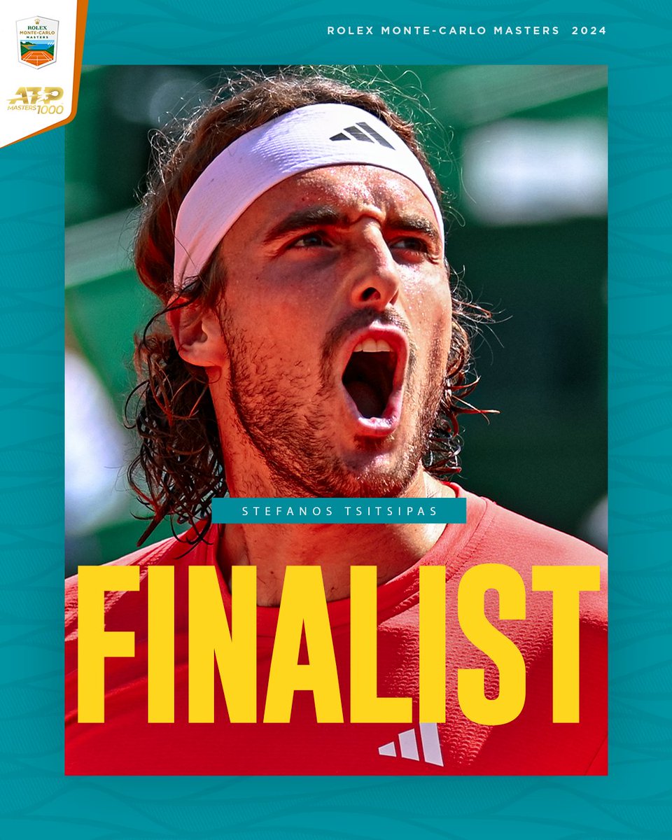 🗣️ 🇬🇷 TSI-TSI-PAS! 🗣️ 🇬🇷 @steftsitsipas stuns Jannik Sinner to make the 2024 Monte Carlo final!!