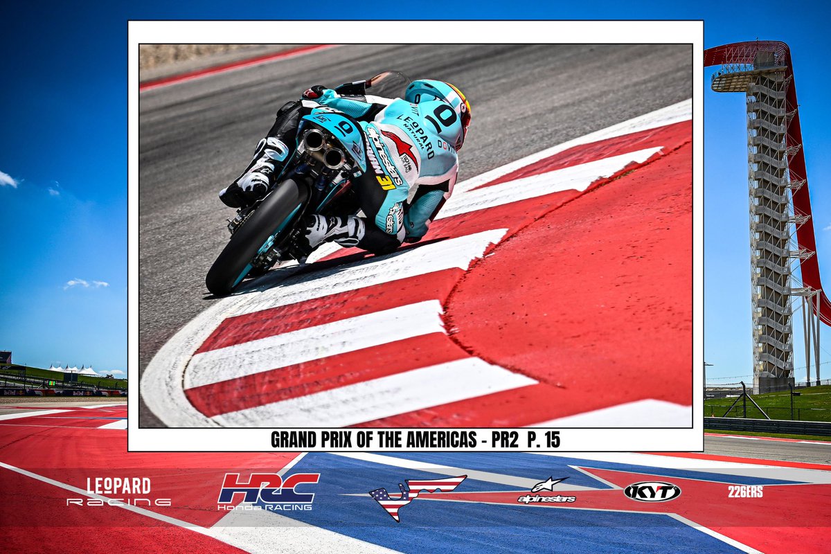 #𝐀𝐌𝐄𝐑𝐈𝐂𝐀𝐒𝐆𝐏 🇺🇸 𝗣𝗥𝗔𝗖𝗧𝗜𝗖𝗘 𝟮 - 𝗣. 𝟭𝟱 #Moto3 #Adrian31 #MotoGP #BeLe0pard