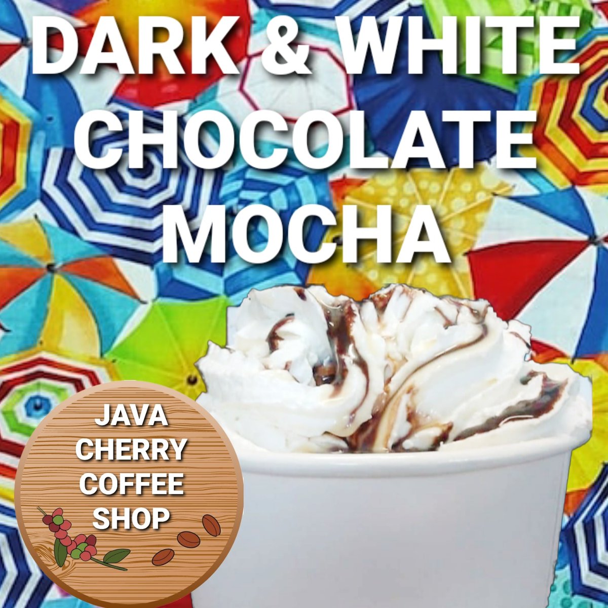 Today's JAVA CHERRY drink special is a DARK AND WHITE CHOCOLATE MOCHA.  Mention this post & receive 10% off your drink. 

#JavaCherry #CitrusHeights #ShopSmall  #TheMadBatter #HomeBakedCake #Vanelis #Coffee #DaysDeal #mocha #Espresso #DarkChocolate #WhiteChocolate #Spring