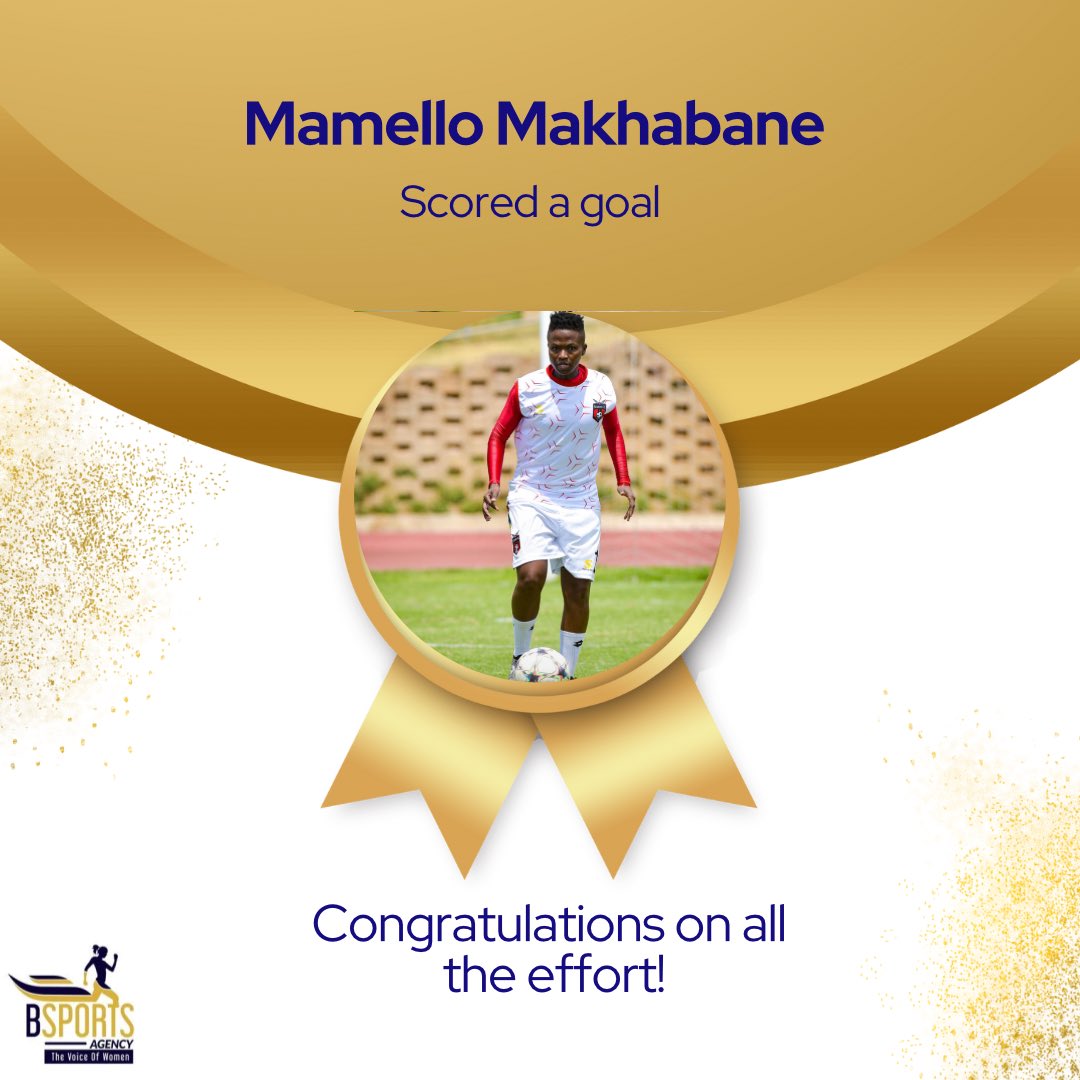 Mamello Makhabane scored a goal in today’s encounter against Durban Ladies FC. Well done @Mamellomakhaban 🥳

#HollywoodbetsSuperLeague #BSportsAgency #Thevoiceofwomen💙💛🤍