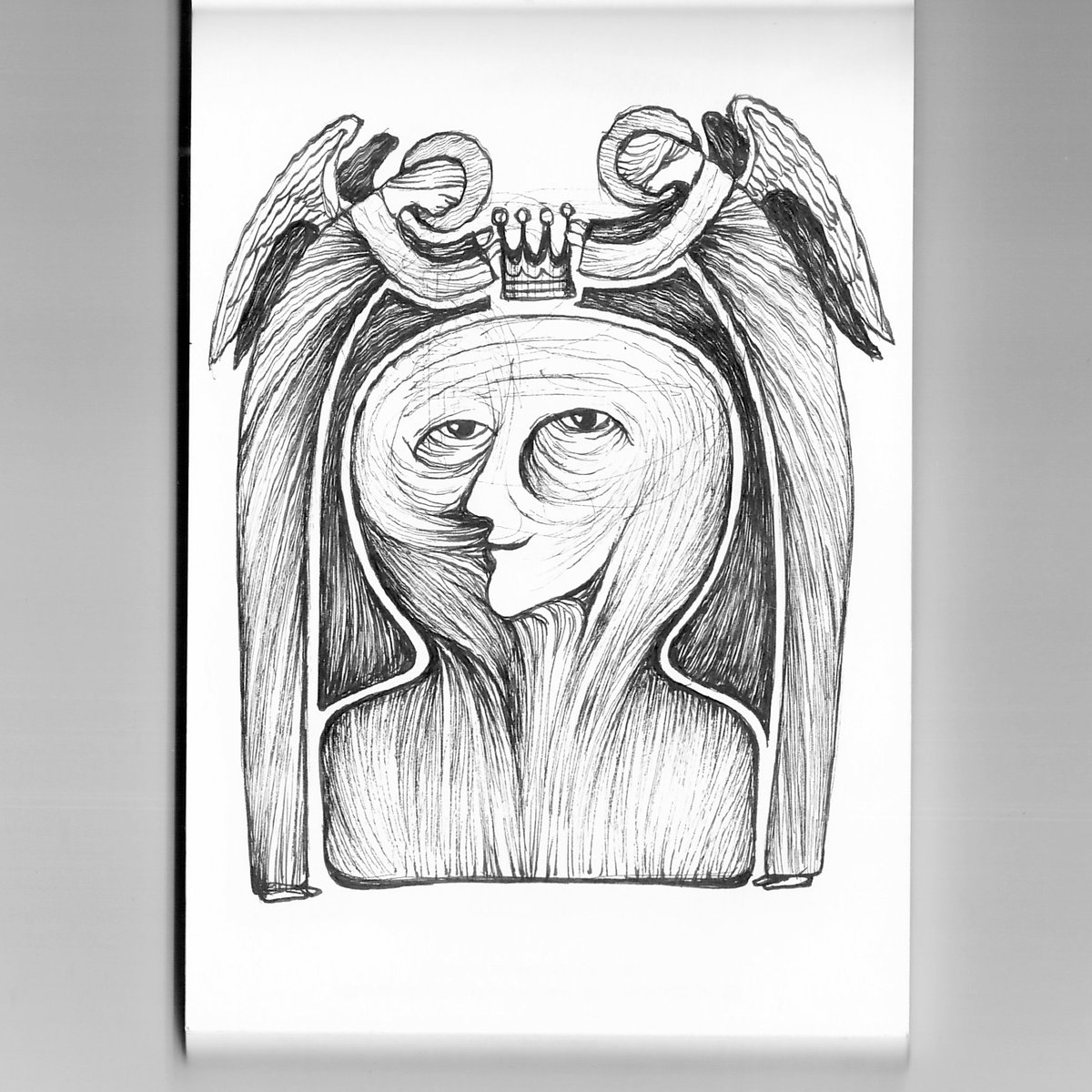 rcarvalhoabreu's tweet photo. #sketchbook #illustration #ilustración #ilustração #desenho #expressionismo #expression #expressionism #arte #art #artista #artist #draw #drawing #diseño #desenho #painter #pintura #surrealismo #surrealism #beleza #beauty #beauté #belleza #mitologia #mythology #tatoo https://t.co/sd55KbSGDn