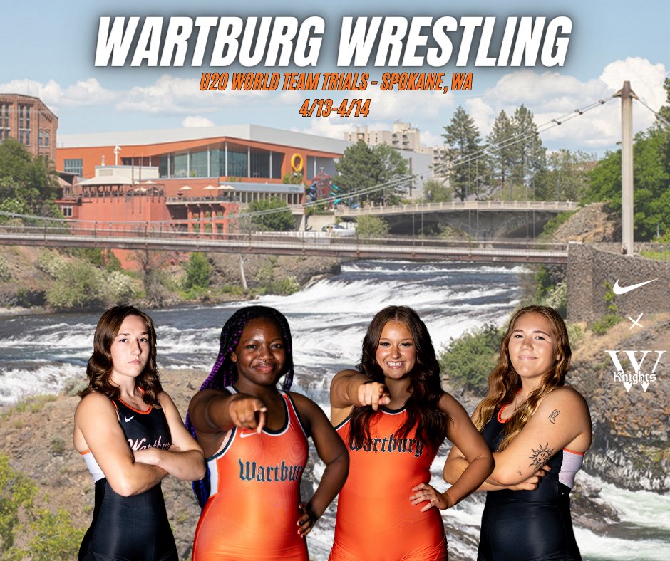 We are excited for the opportunity to compete and have fun‼️ Wartburg Women’s Wrestling under Burg Training Center will be competing at the U20 World Team Trials Women’s Nationals today in Spokane, WA! ⚔️⚔️ #WhyNotYou #ExpectExcellence