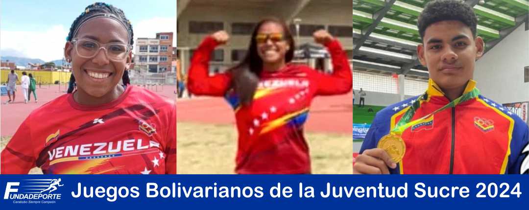 Los carabobeños Yenniver Veroes, Luisanyz Fuentes y Allen Duarte suman medallas en los Juegos Bolivarianos de la Juventud #Sucre2024 #CaraboboSiempreCampeon fundadeporte.gob.ve/carabobo/carab…