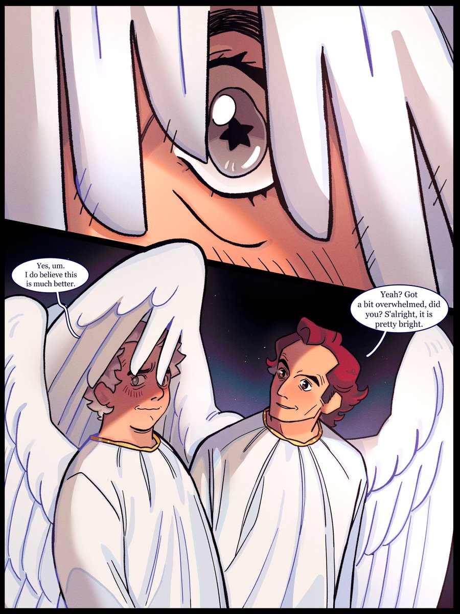 you give me cover from it all, but your the brightest thing here

#GoodOmens2 #GoodOmensFanArt