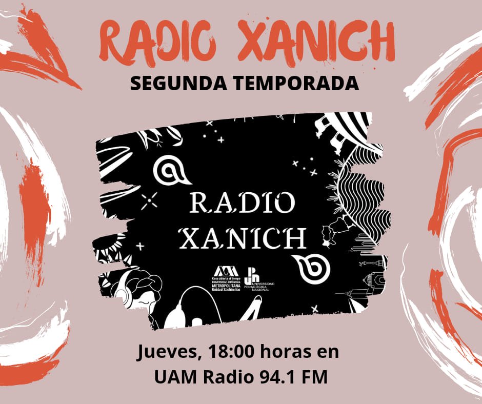 radioabierta's tweet photo. Escucha la SEGUNDA TEMPORADA de Radio Xanich, a través de UAM Radio 94.1 FM. Un interesante diálogo con estudiantes de la UPN.
Tema de hoy: FLOR QUE CURA EL CORAZÓN
📷 Jueves, 18:00 horas
📷 https://t.co/Wdrpq5n9f2
¡No te lo pierdas! https://t.co/knMdNxnDiA
